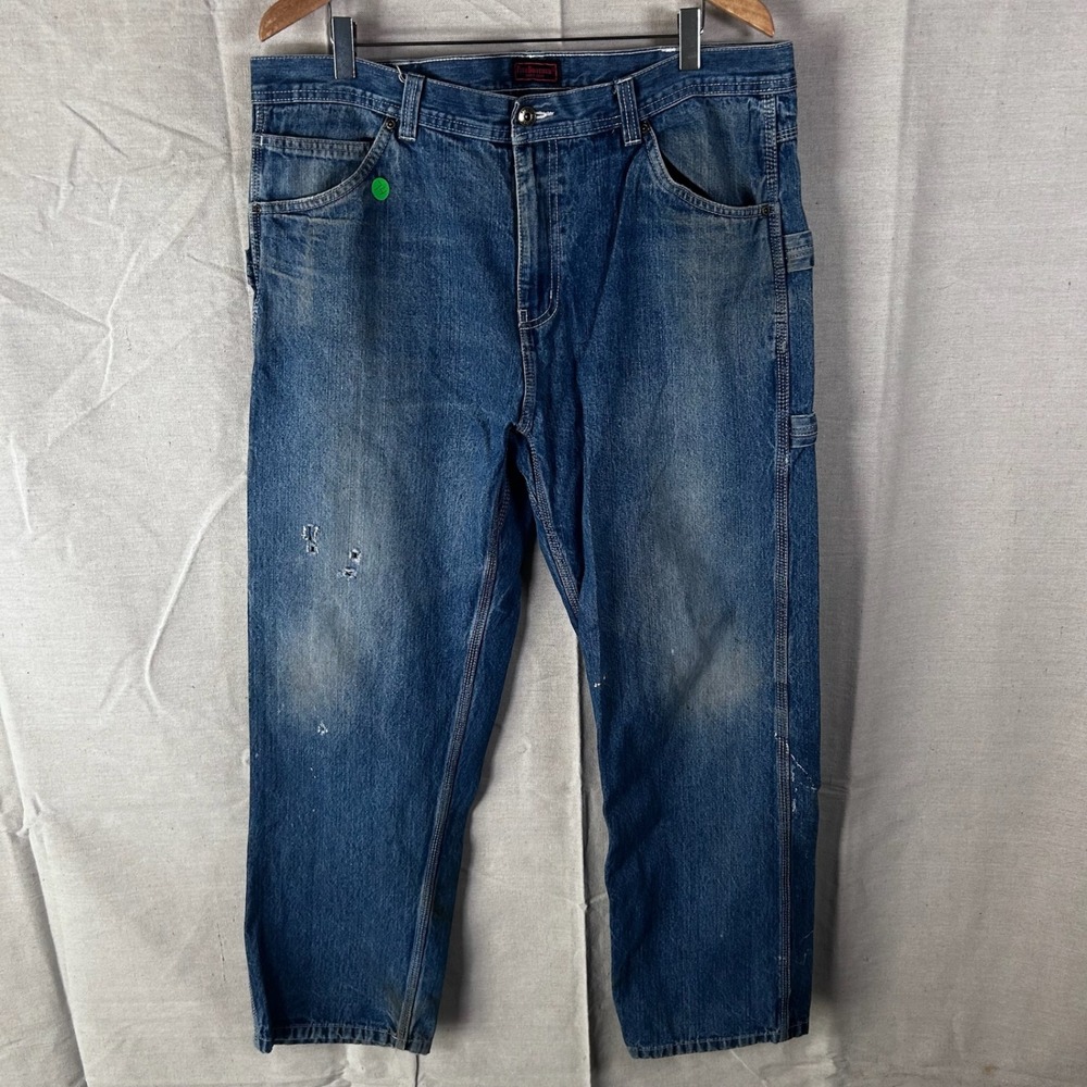 Five Brother Vintage‎ Men's Carpenter Jeans Blue Denim Work Pants 4145.45 38x30